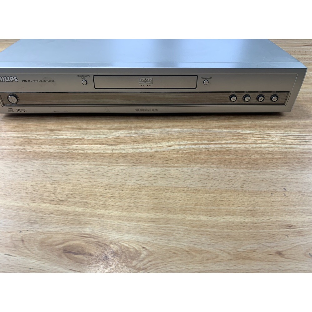 Phillips DVD Player Silver DVD724 Remote Included - Picture 4 of 12